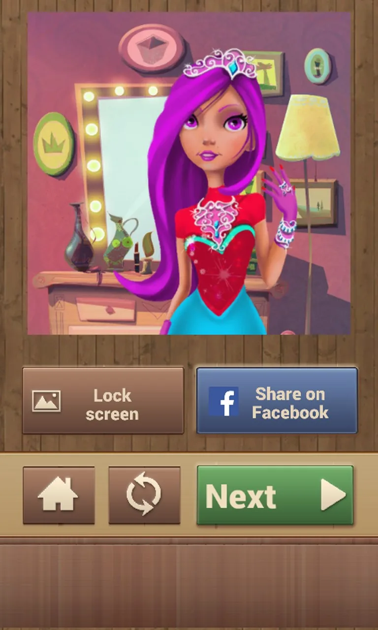 Princess Jigsaw Puzzles - Games for Girls screenshot 1