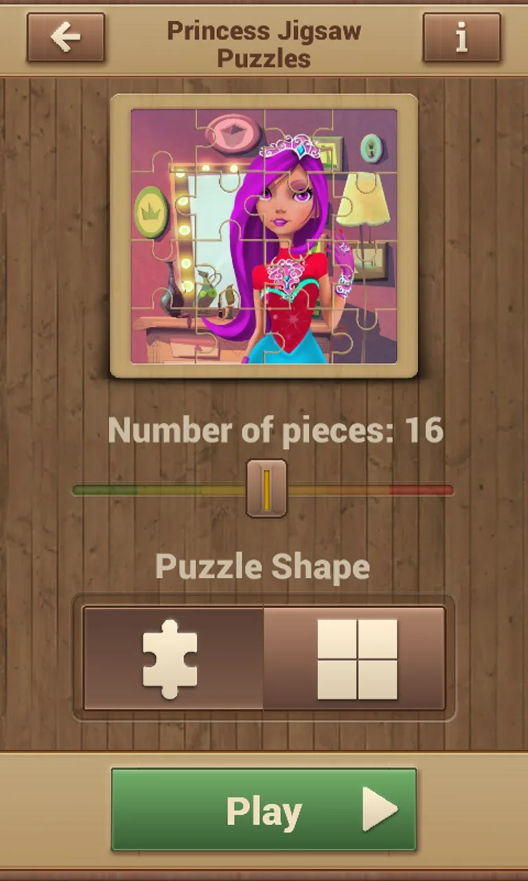 Princess Jigsaw Puzzles - Games for Girls screenshot 2