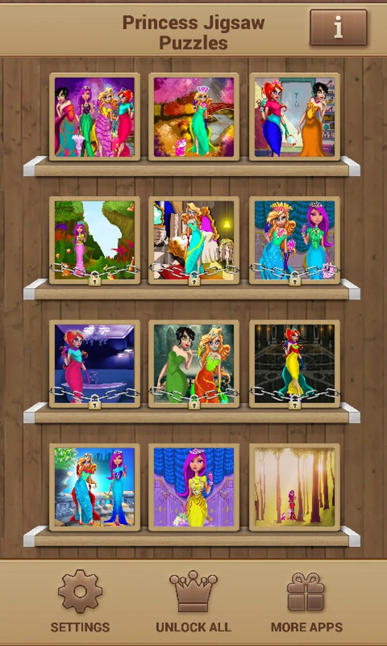 Princess Jigsaw Puzzles - Games for Girls screenshot 3