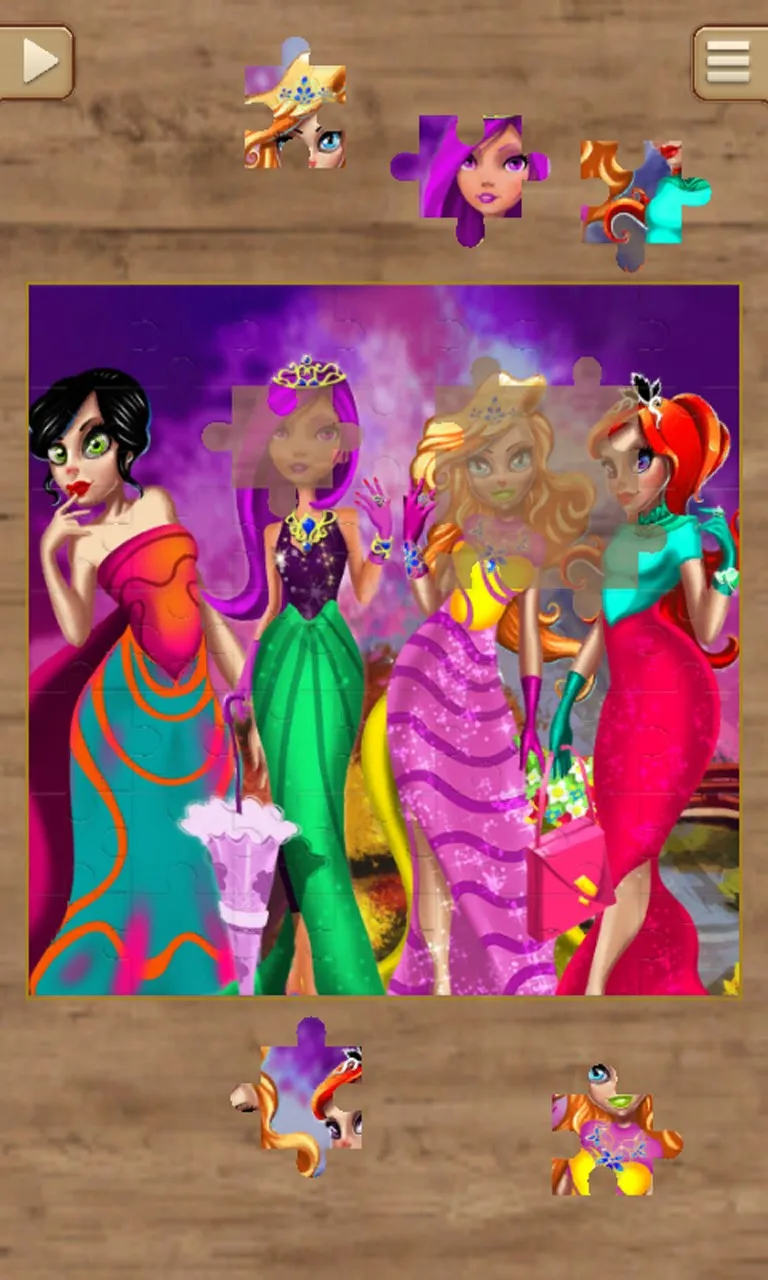 Princess Jigsaw Puzzles - Games for Girls screenshot 5
