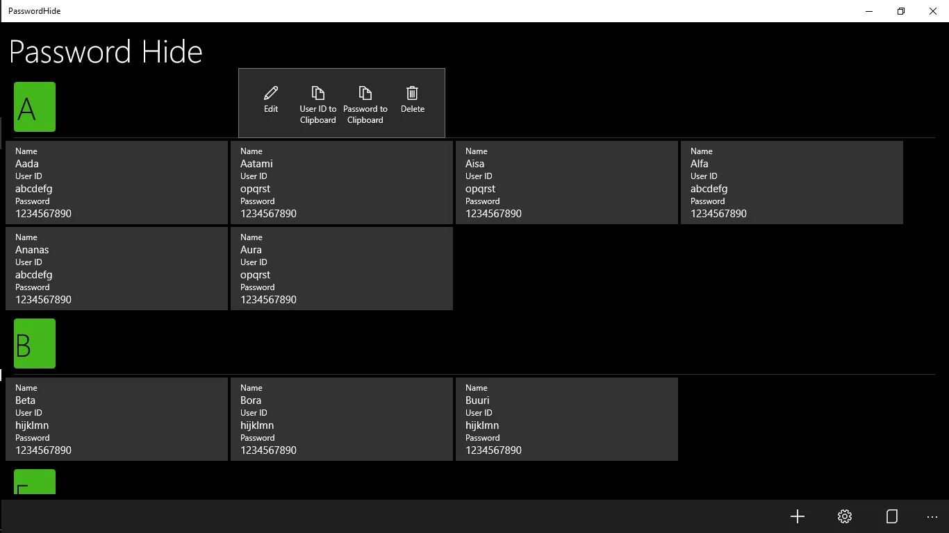 Password Hide screenshot 1