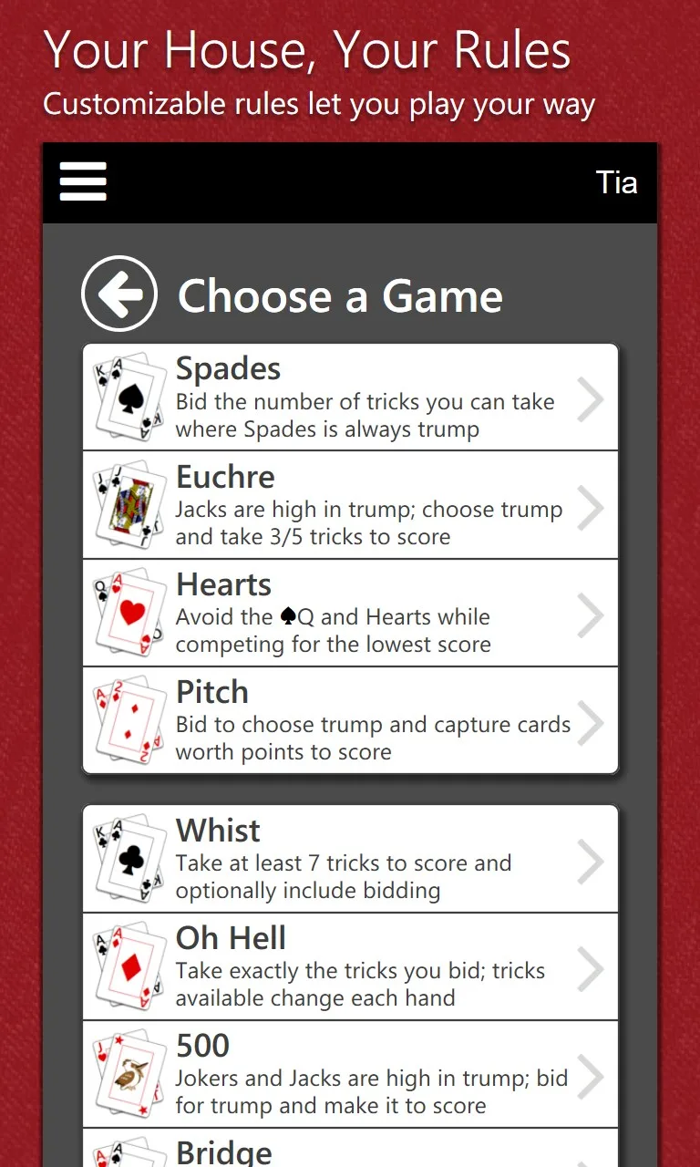 Trickster Cards screenshot 1