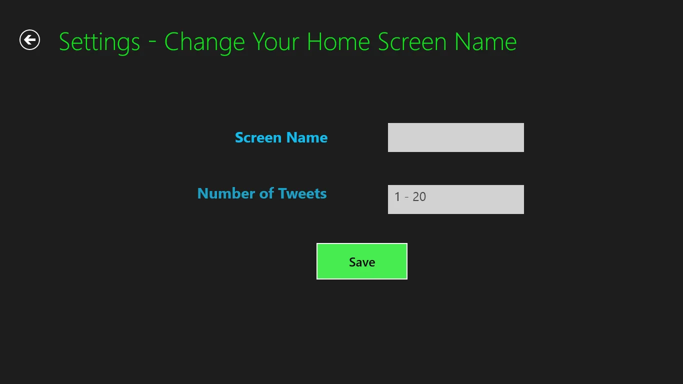 SentiTweet screenshot 3