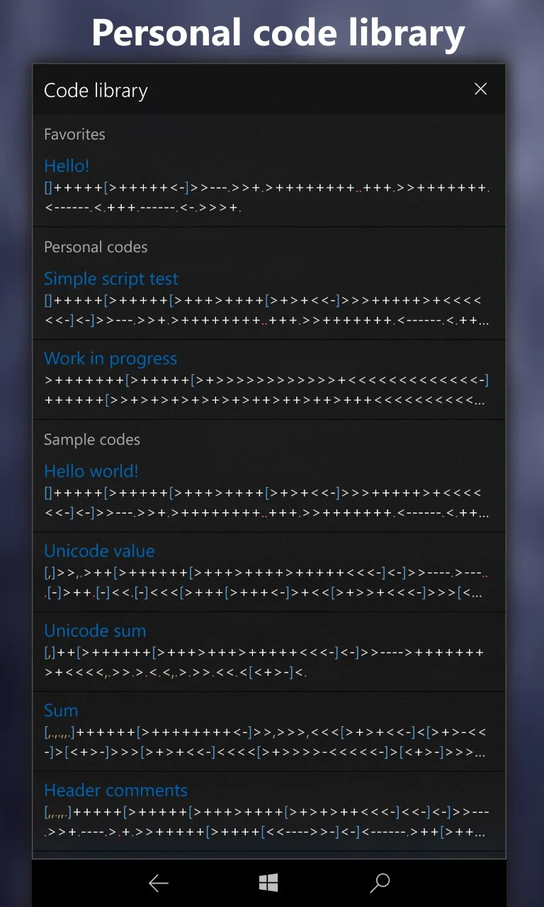 Brainf*ck# screenshot 5