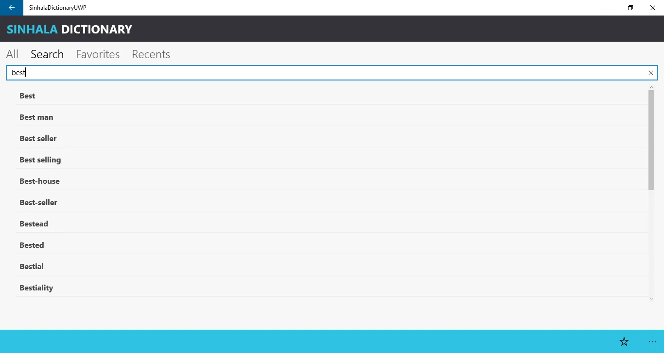 Sinhala Dictionary screenshot 3