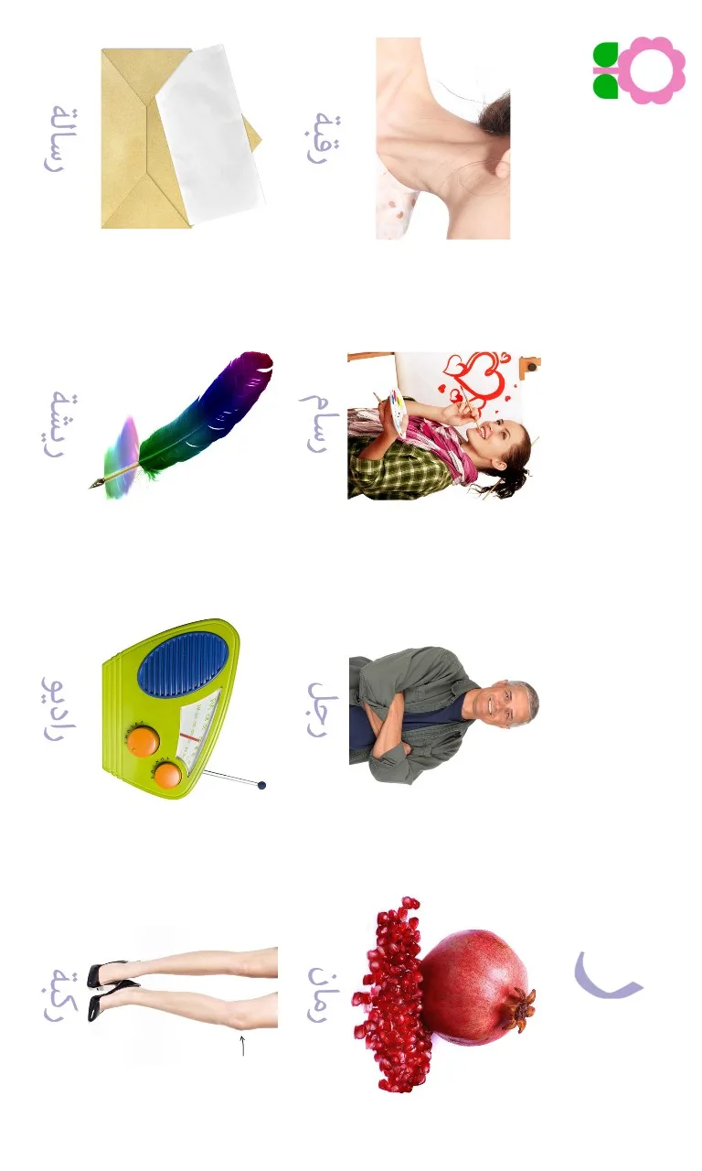 Alphabets Vocabulary Book (Arabic) screenshot 2