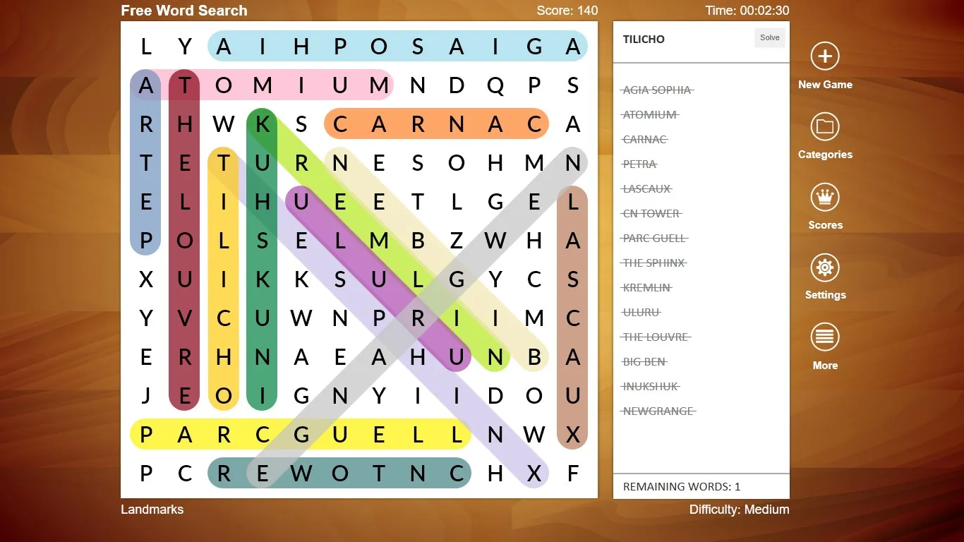 Word Search + screenshot 1