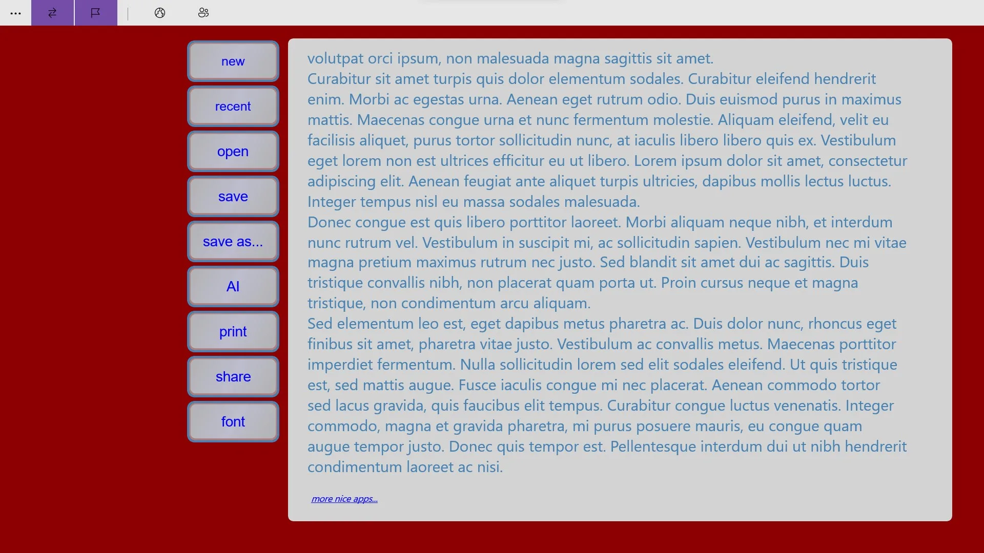 WordPad TextNote screenshot 1