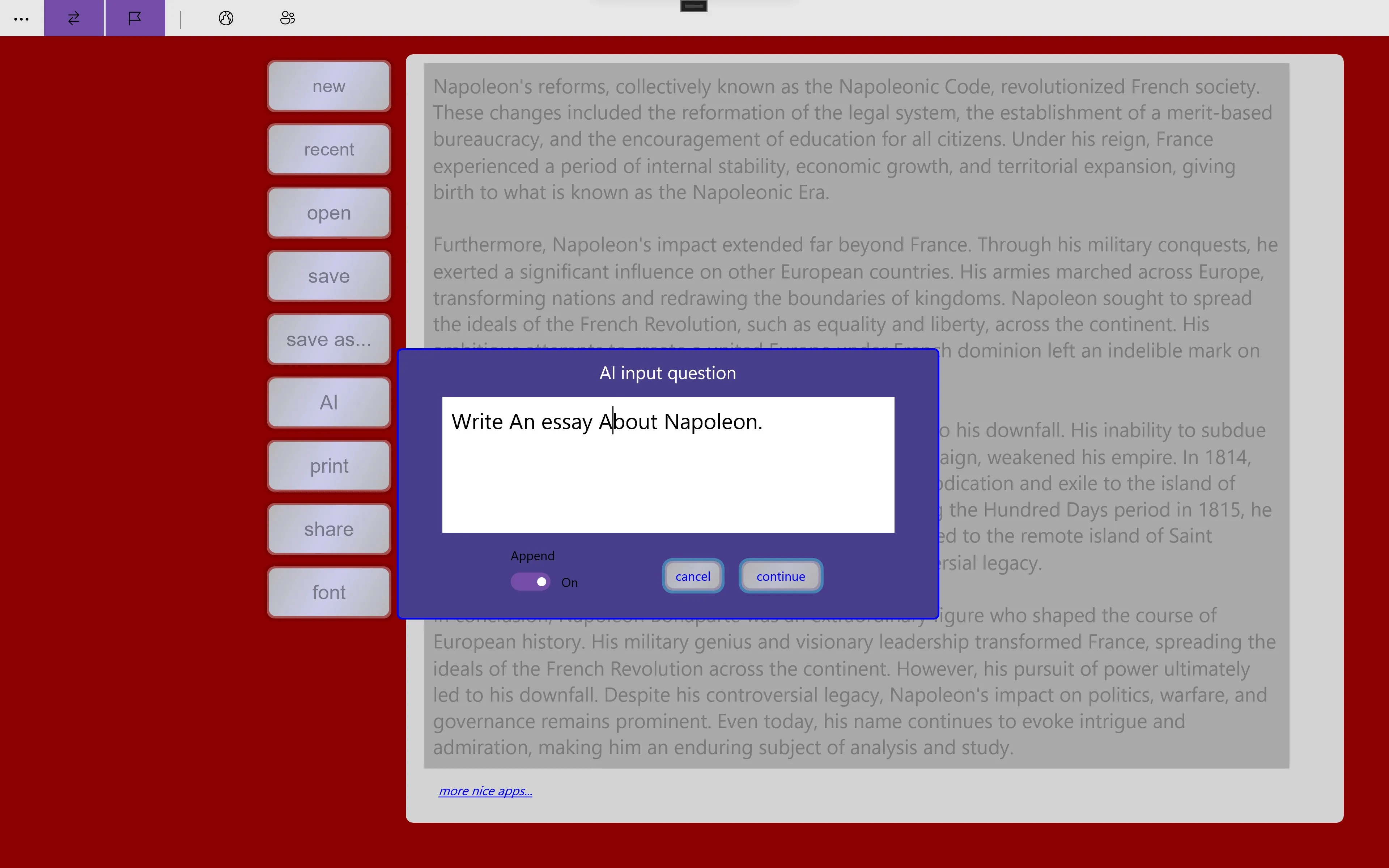 WordPad TextNote screenshot 2