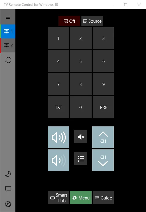 TV Remote Control for Windows 10 screenshot 3