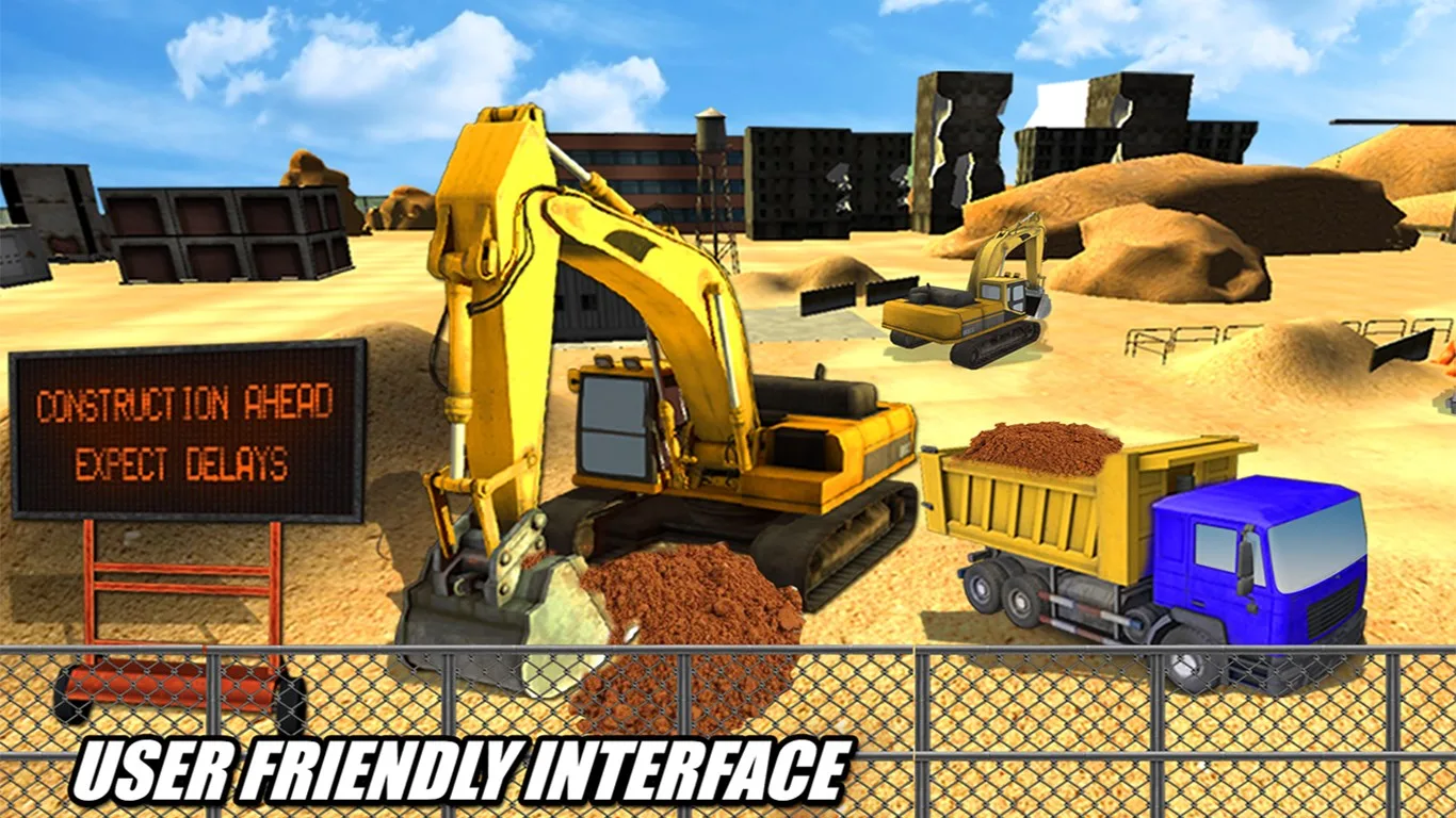 Heavy Excavator Crane 3D - Construction Simulator screenshot 5