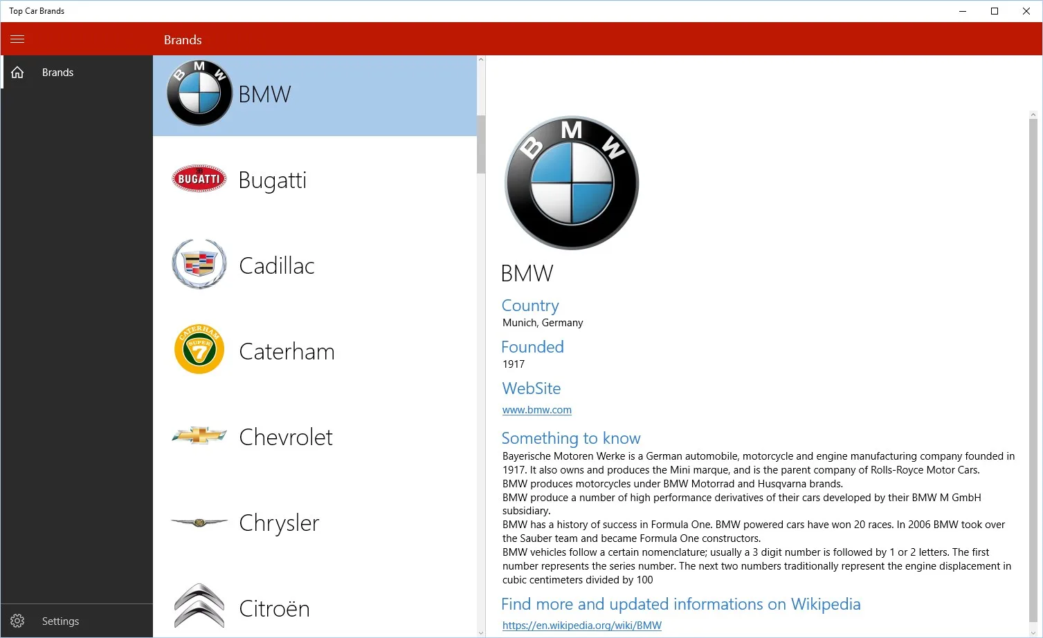 Top Car Brands screenshot 1