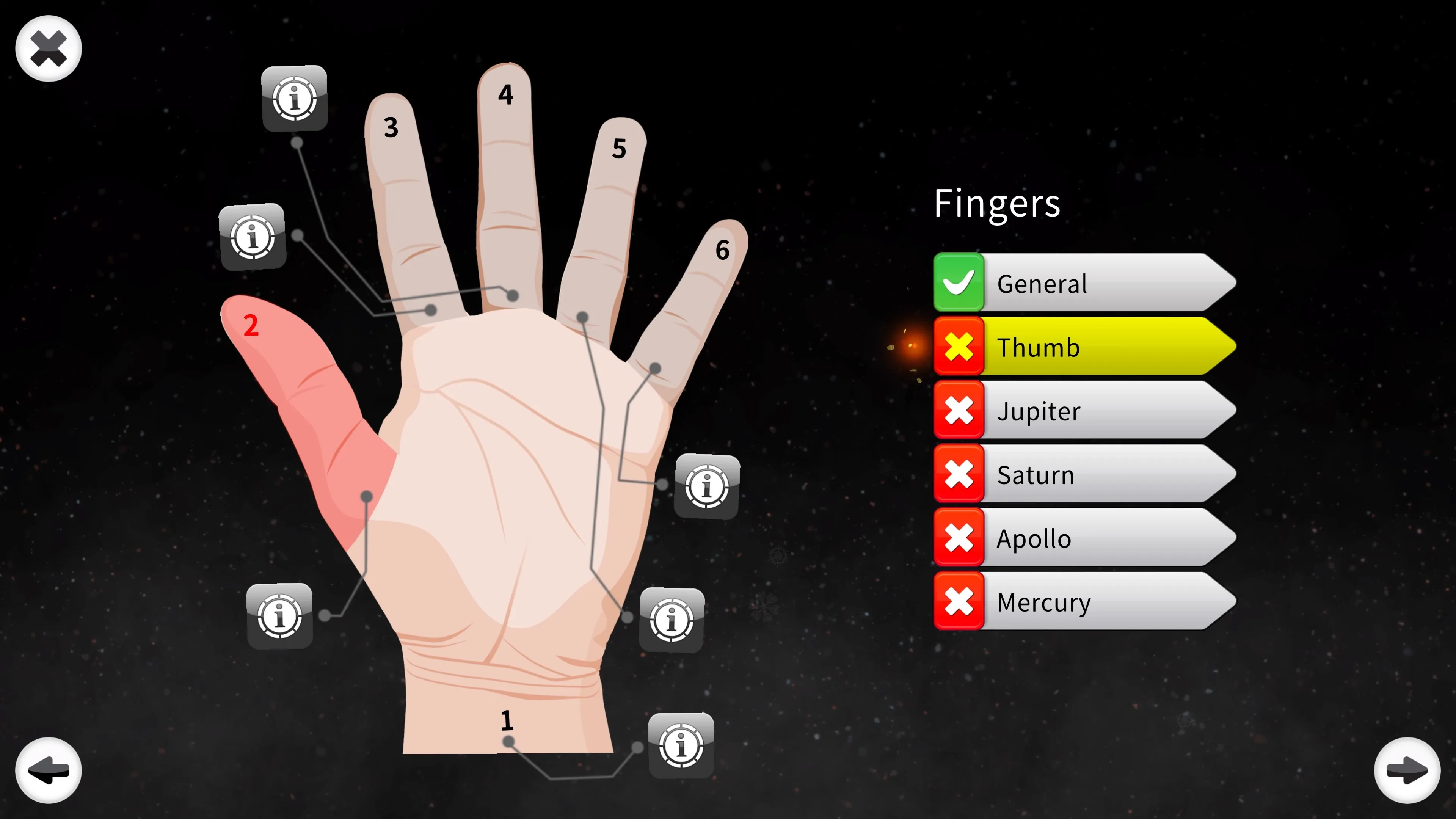 Palm Reading Lite screenshot 1