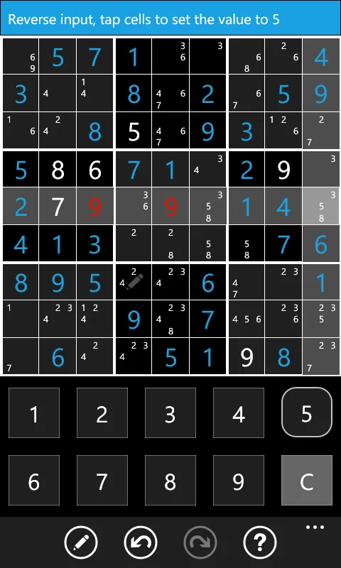 Sudoku screenshot 3