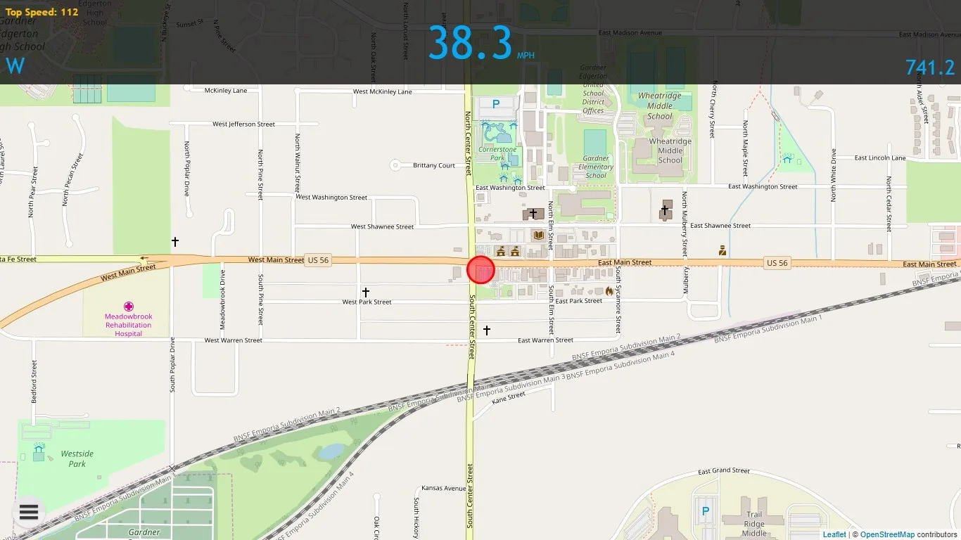 GPS Speedometer screenshot 1