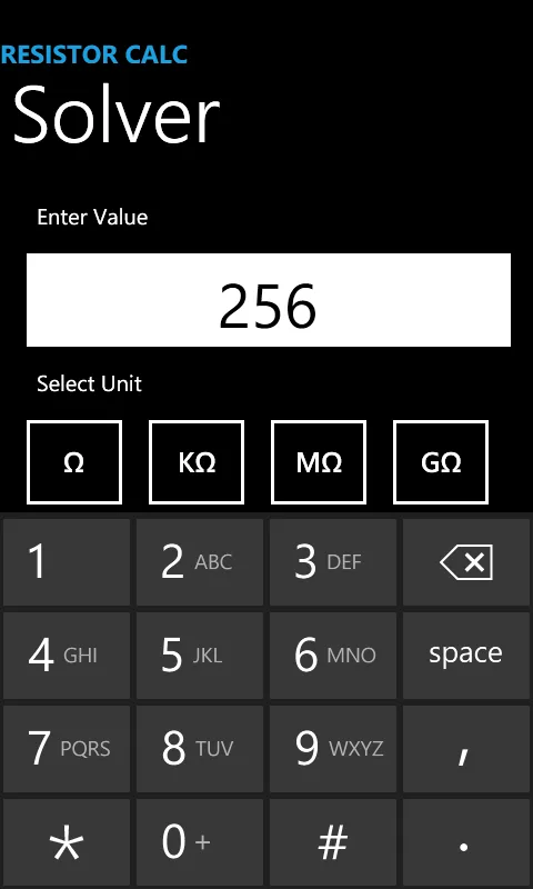 ResistorCalc screenshot 5