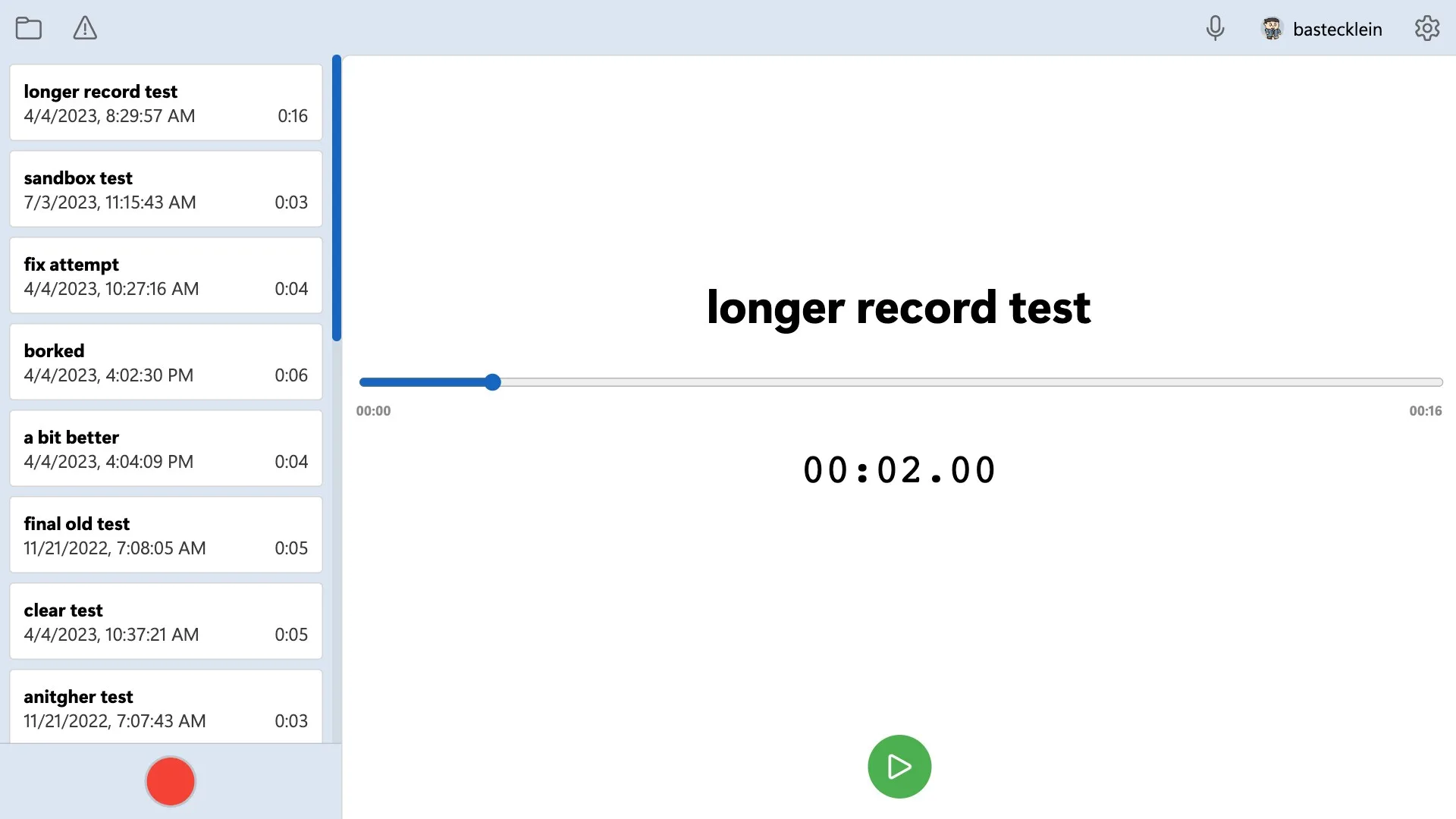 Sound Recorder App screenshot 1
