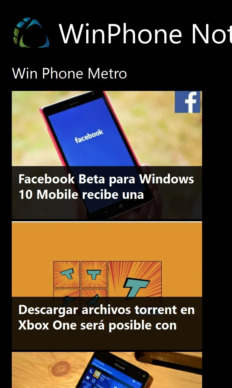 WinPhone Noticias screenshot 4