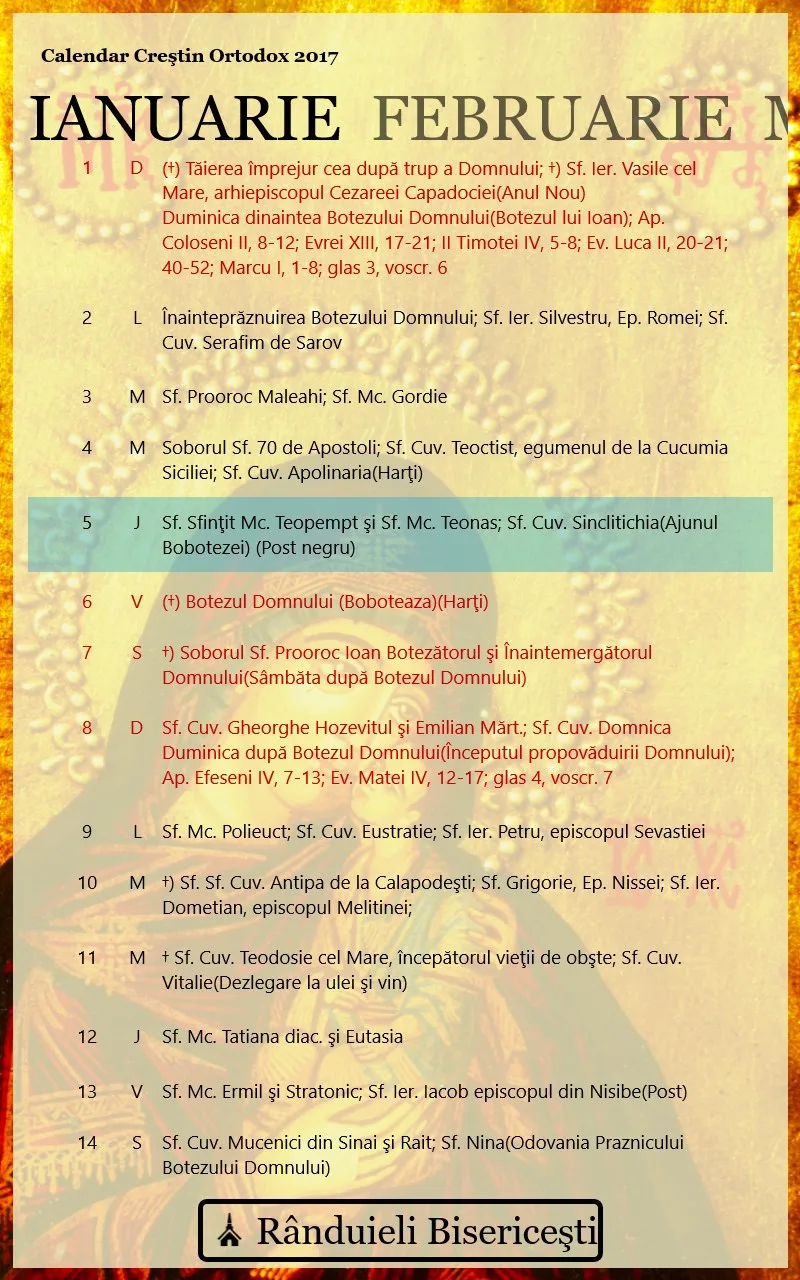 Calendar Crestin Ortodox screenshot 3