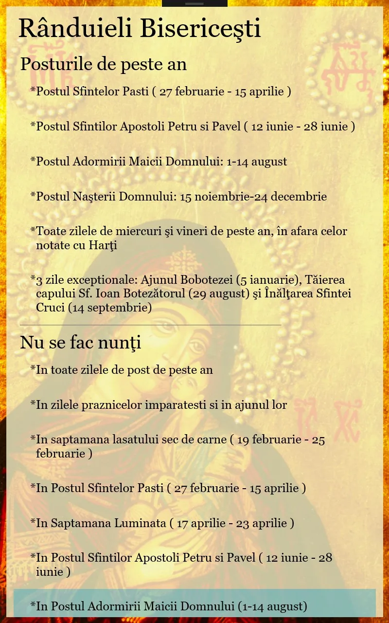 Calendar Crestin Ortodox screenshot 4