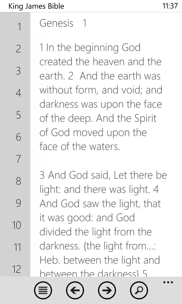 King James Bible screenshot 2