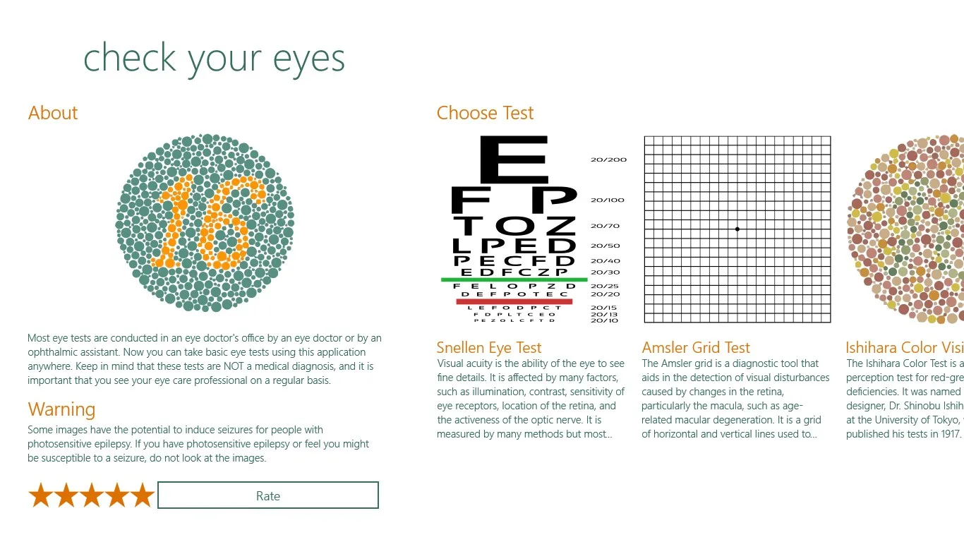 Check Your Eyes screenshot 1
