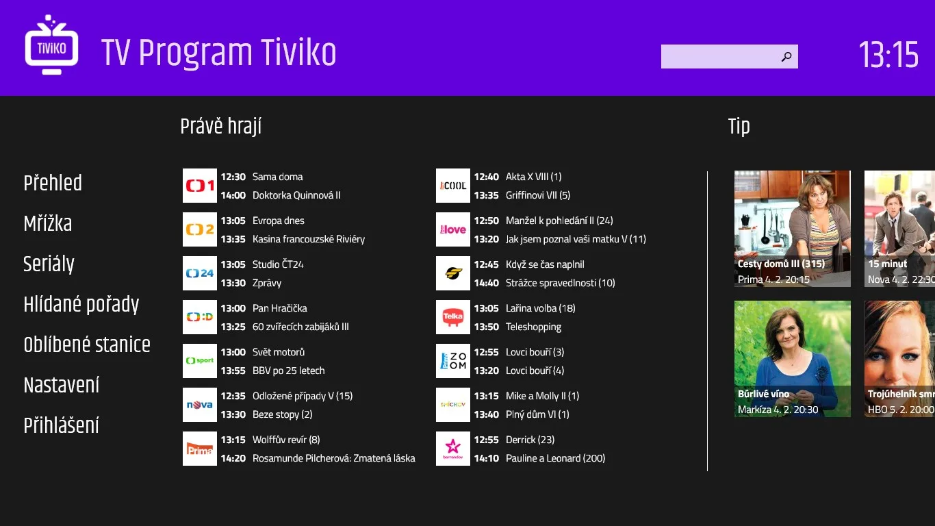 TV Program Tiviko screenshot 1
