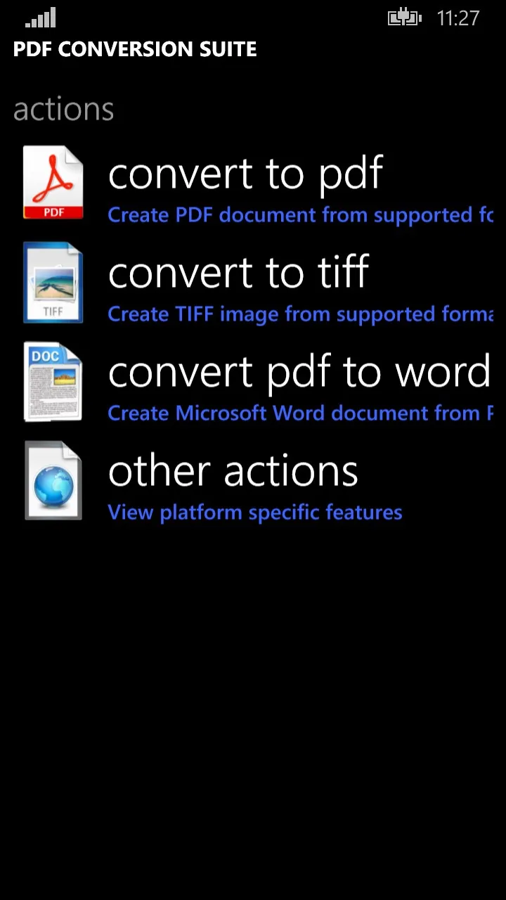 PDF Conversion Suite screenshot 1