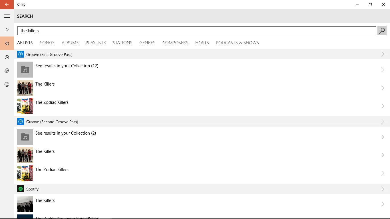 Chirp screenshot 1