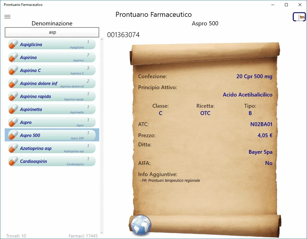 Prontuario screenshot 1