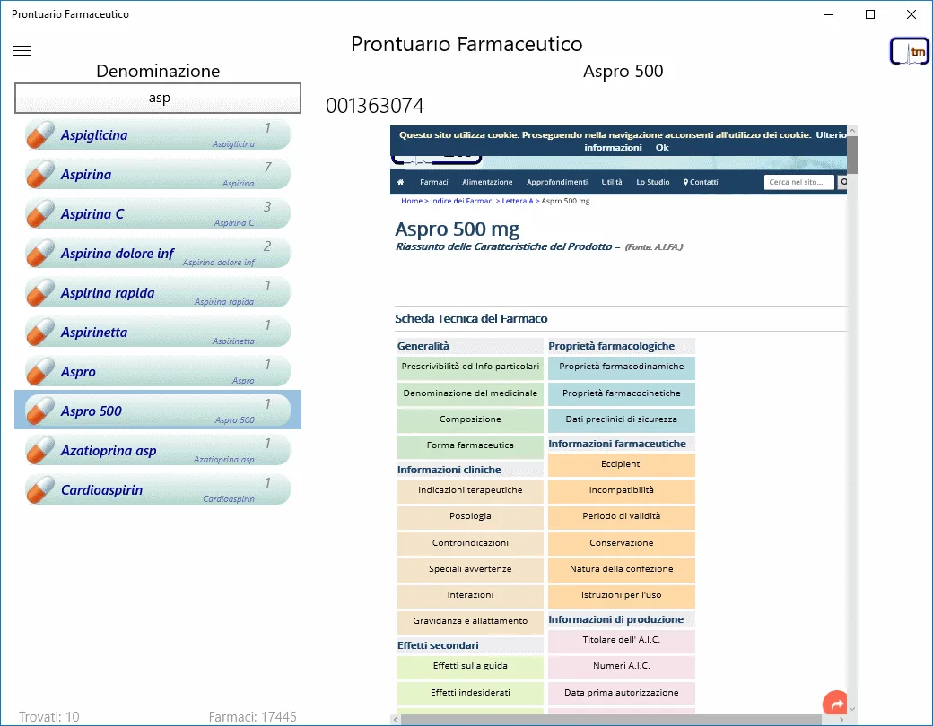 Prontuario screenshot 2