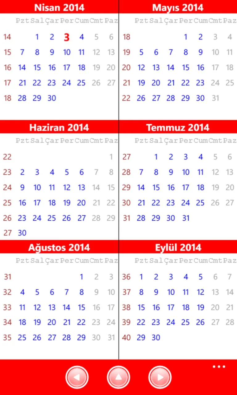 Simple Calendar screenshot 4