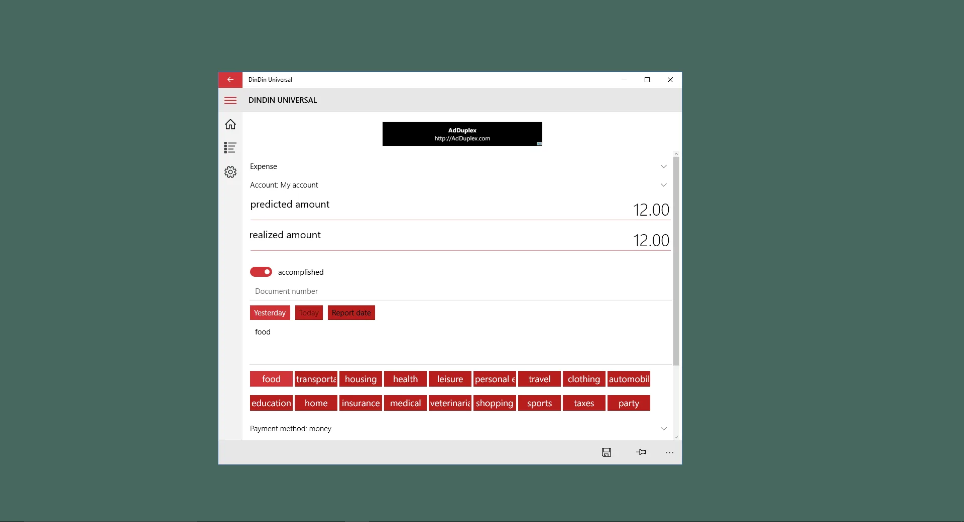 DinDin - Universal screenshot 2