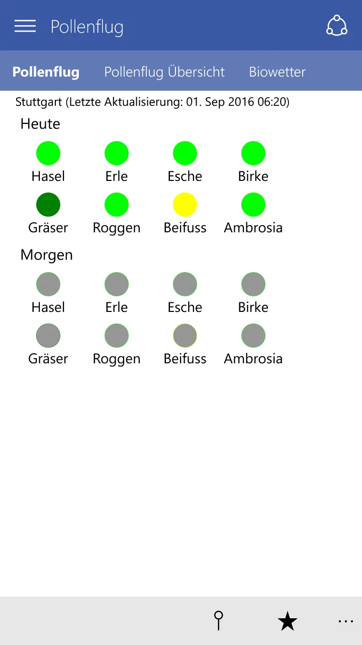 Pollenflug screenshot 1
