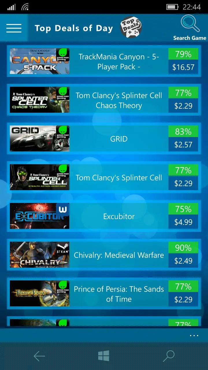Deals Games screenshot 1