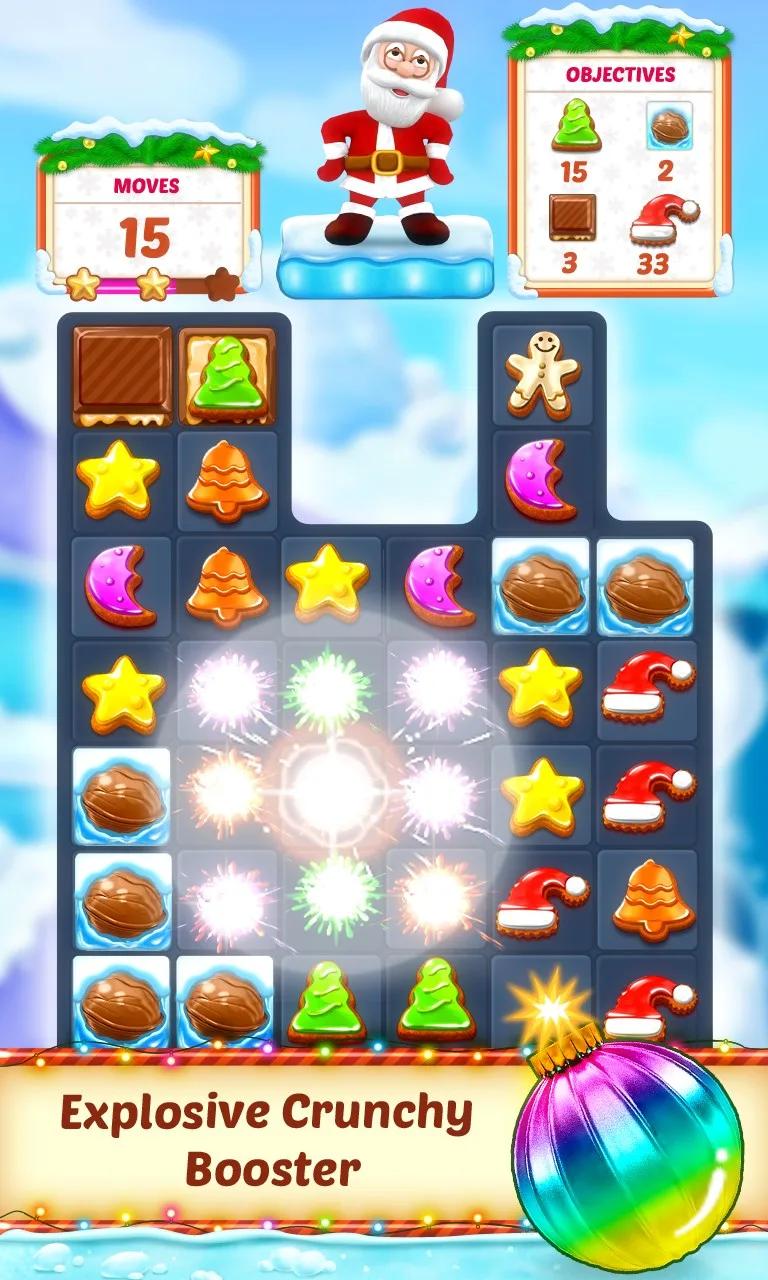 Christmas Cookie: Christmas Match 3 Game screenshot 1