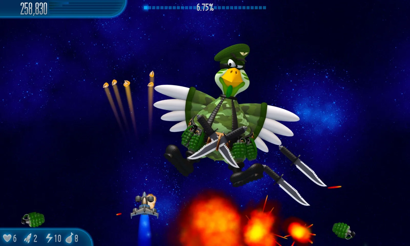 Chicken Invaders 5 HD screenshot 1