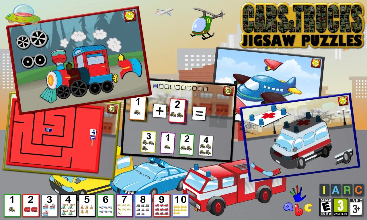 Kids Preschool Car & Truck Puzzles screenshot 4