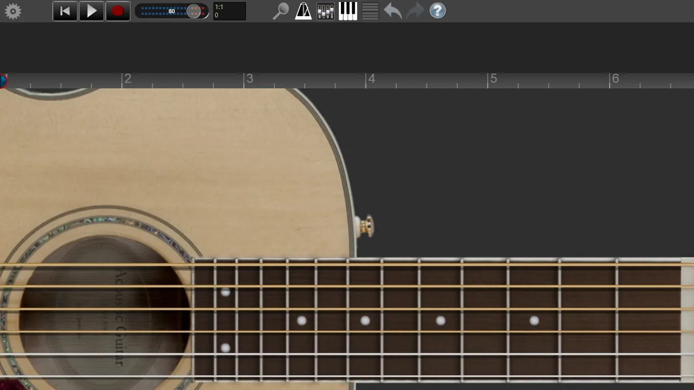 Acoustic Guitar Lite screenshot 2
