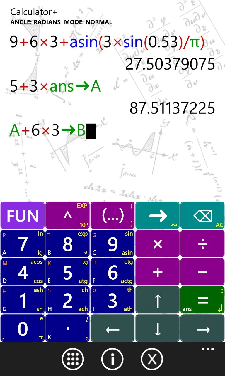 Calculator+ screenshot 1