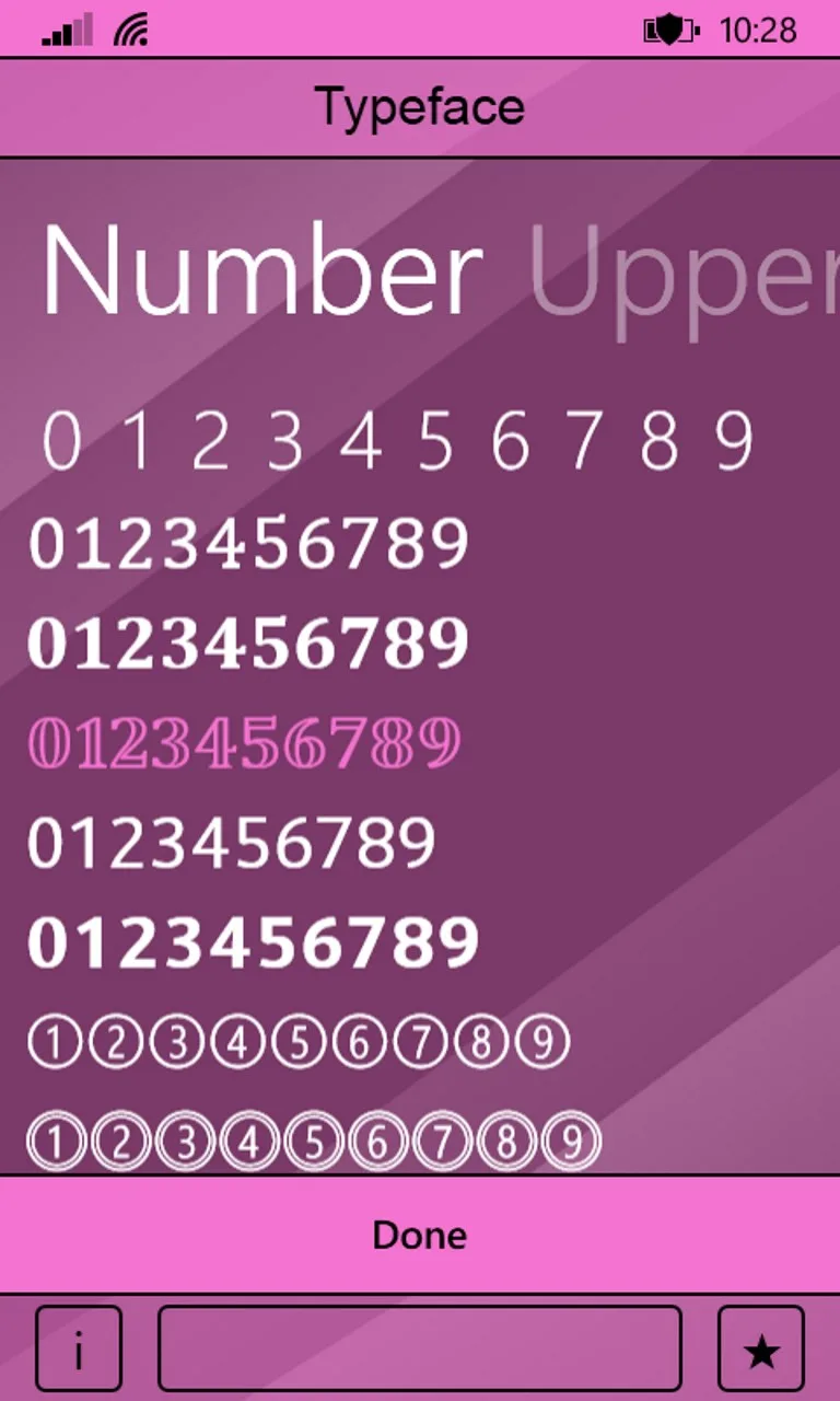 Typeface screenshot 3
