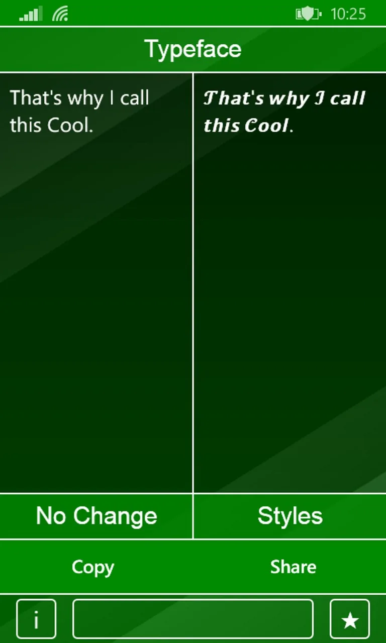 Typeface screenshot 4
