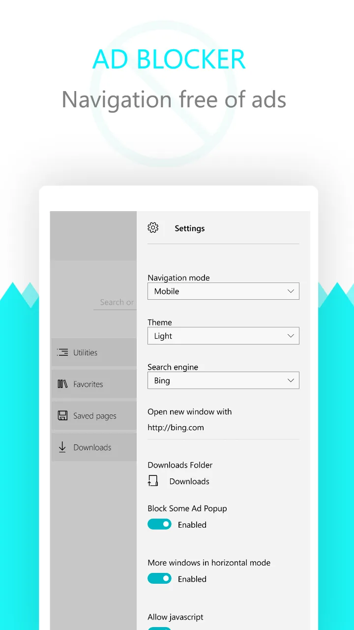 Orions Browser screenshot 2
