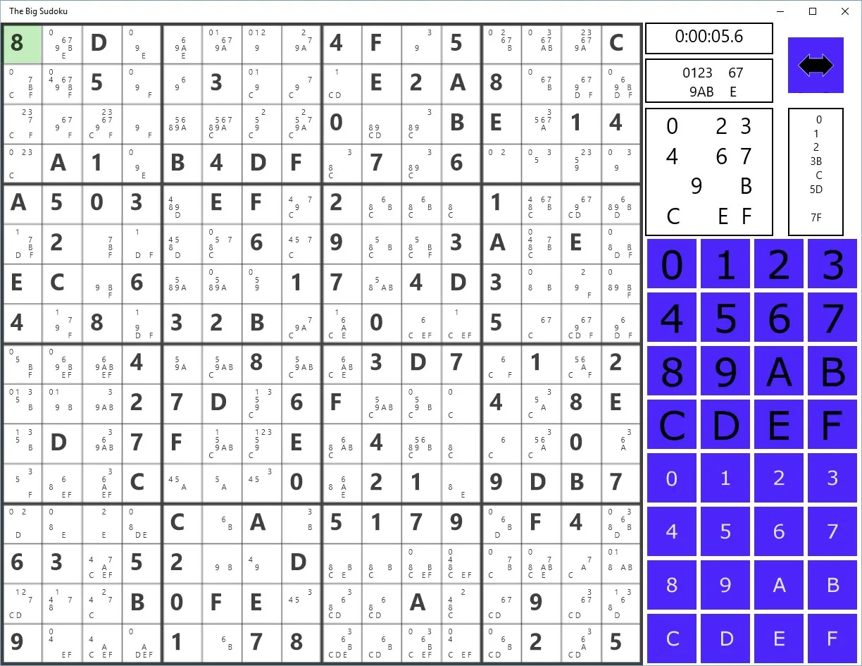 The Big Sudoku screenshot 2