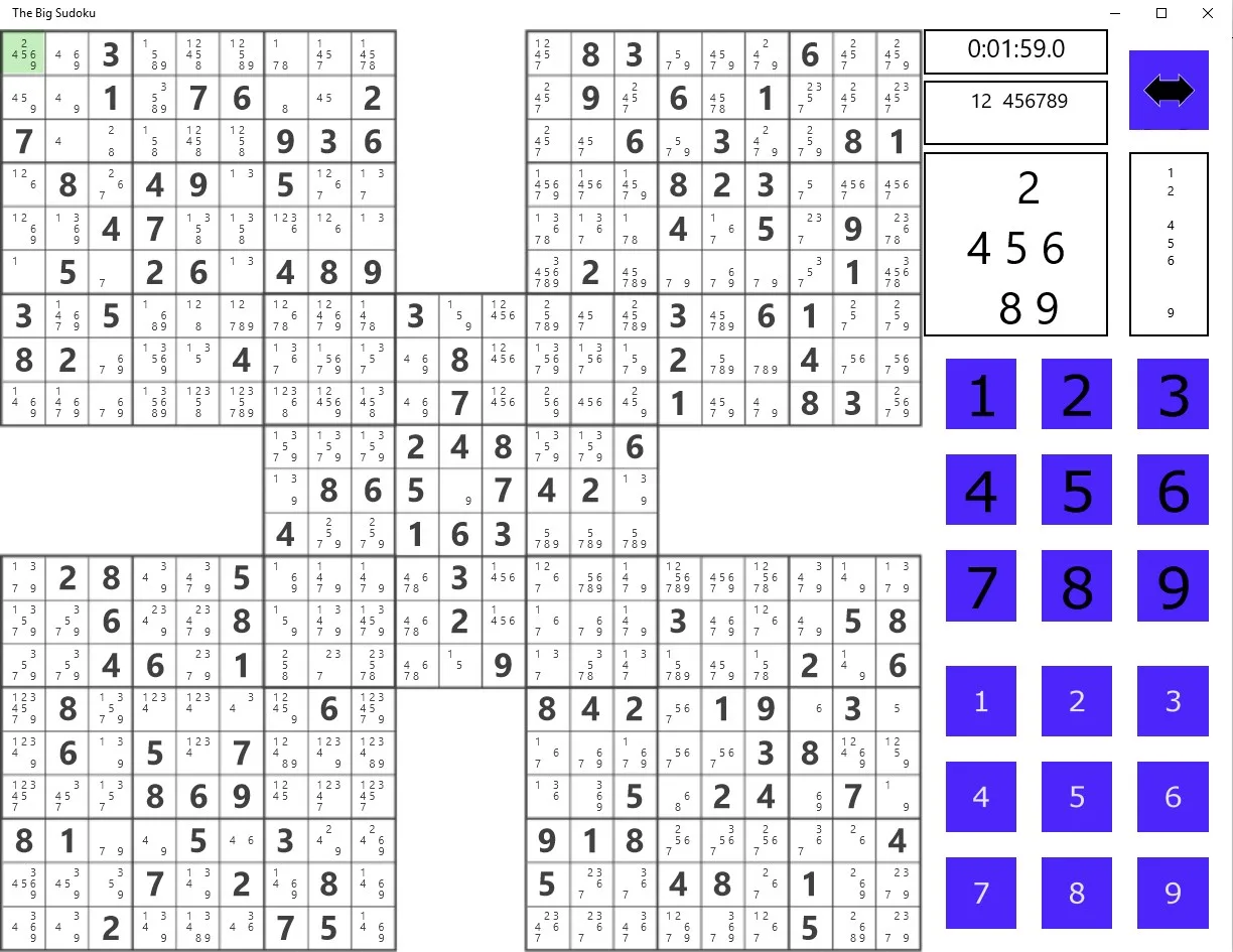 The Big Sudoku screenshot 3