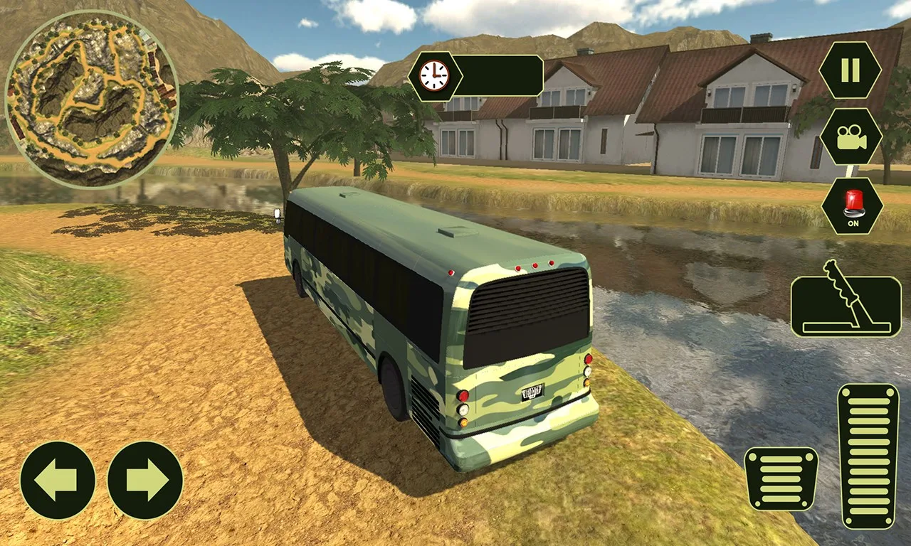 Army Transport Bus Driver 3D - Military Staff Duty screenshot 3