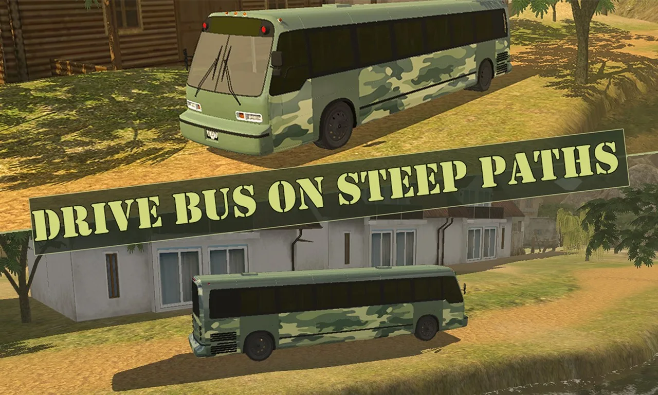 Army Transport Bus Driver 3D - Military Staff Duty screenshot 5