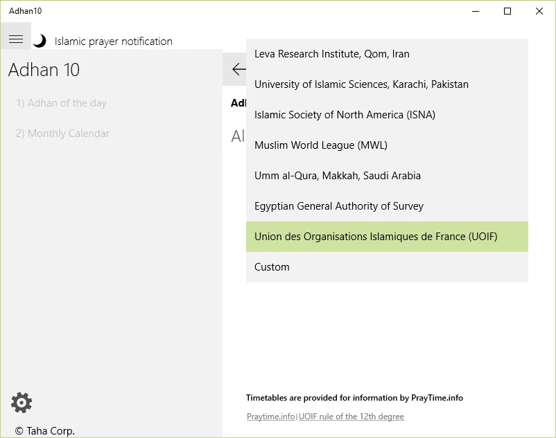 Adhan10 screenshot 4