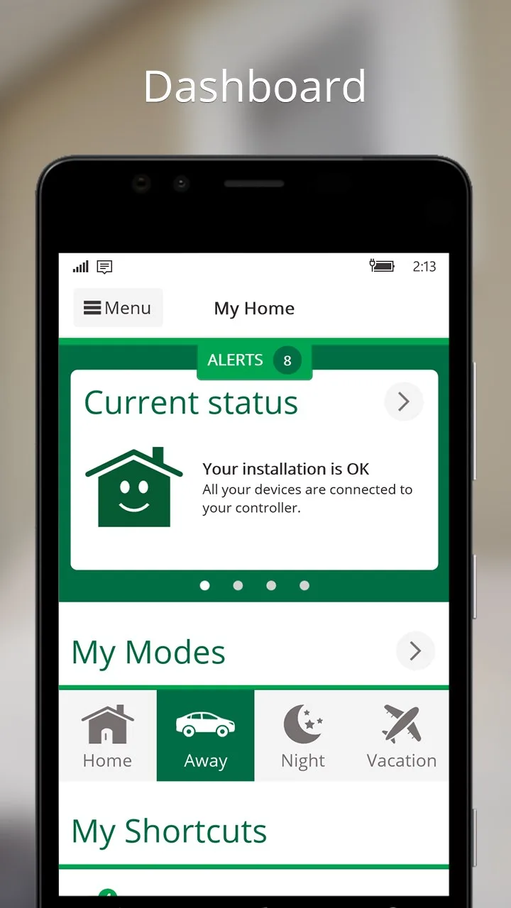 VeraMobile™ screenshot 1