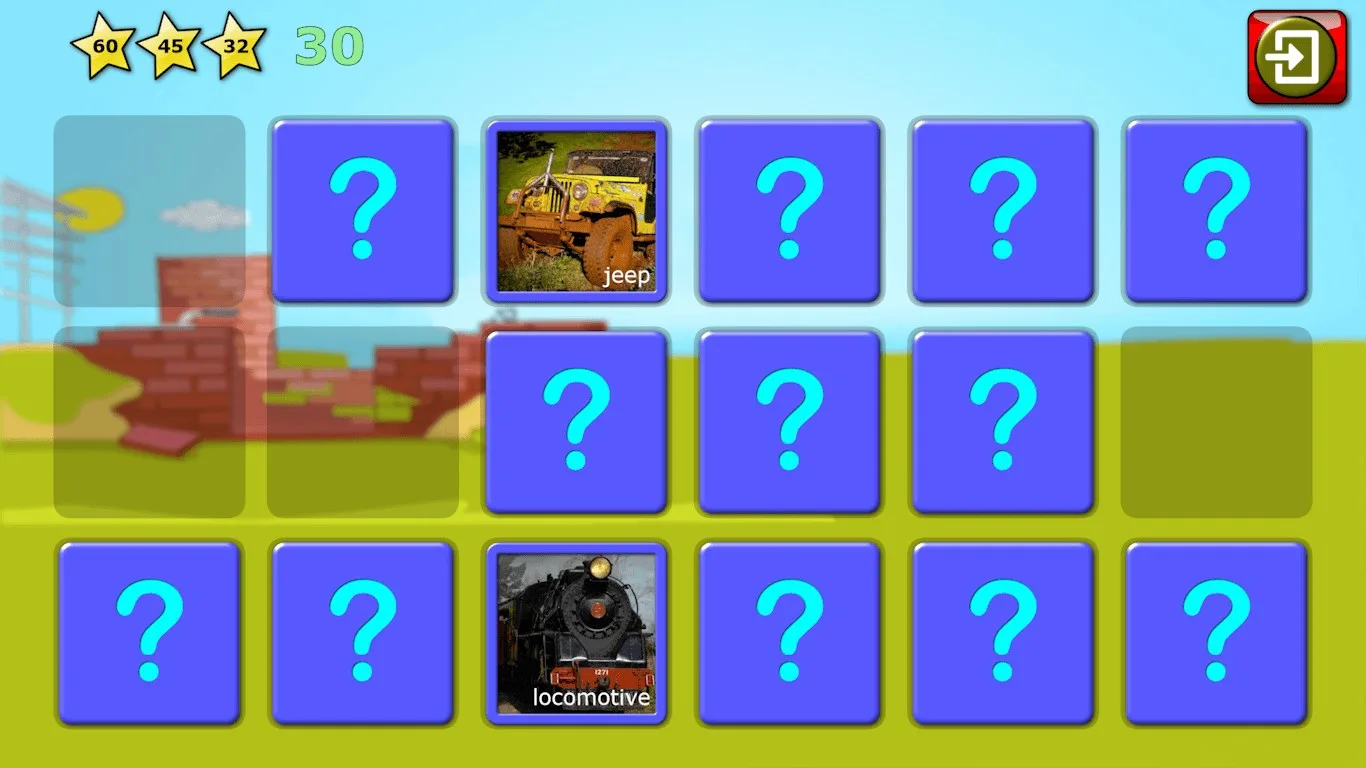 Kids Cars and Trucks Logic Memory Puzzles screenshot 5